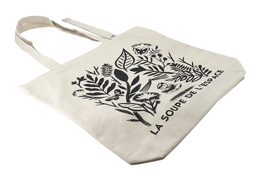 Impression sac tote bag "la soupe de l'espace"