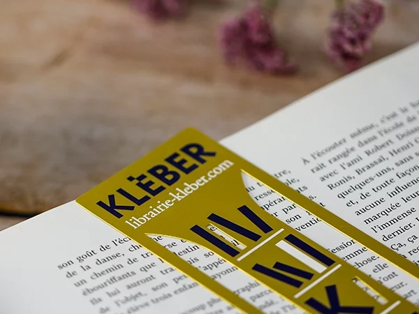 Marque page pour la librairie KLEBER