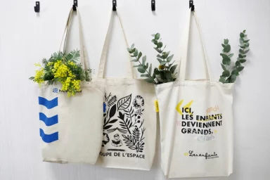 Différents sacs et tote bag promotionnels