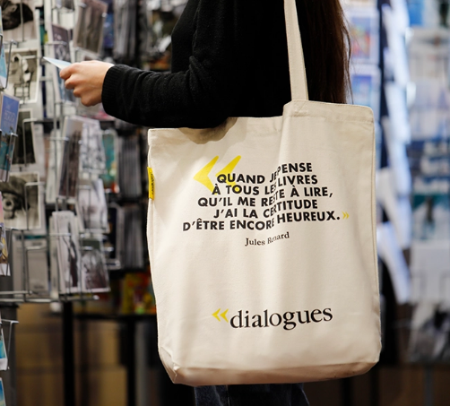 Sac coton Tote bag en coton personnalisé pour une librairie