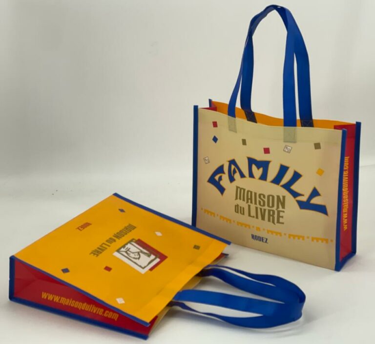 Sac cabas non tissé 130 g/m² – petit modèle 34 × 28 × 10 cm